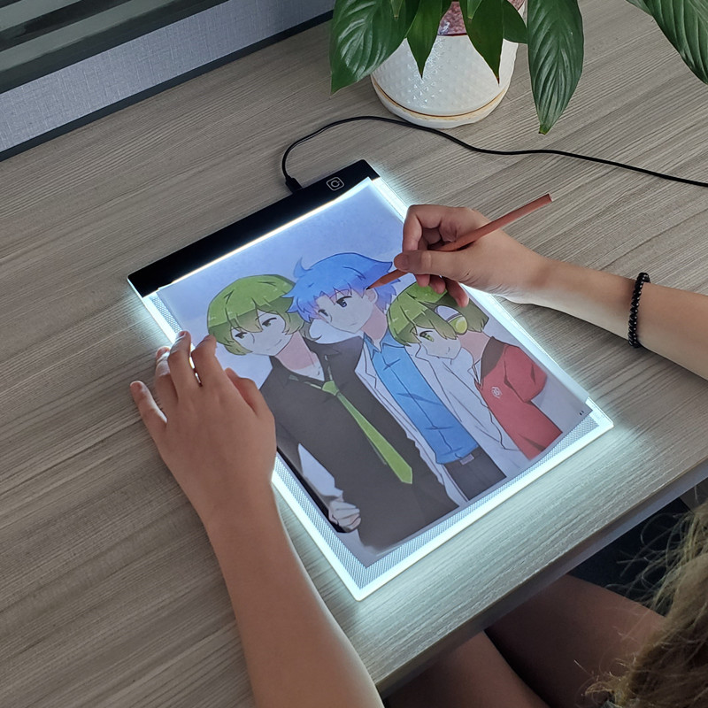 Floating Nightstand With Led Light - Table de photocopie A5 à LED,