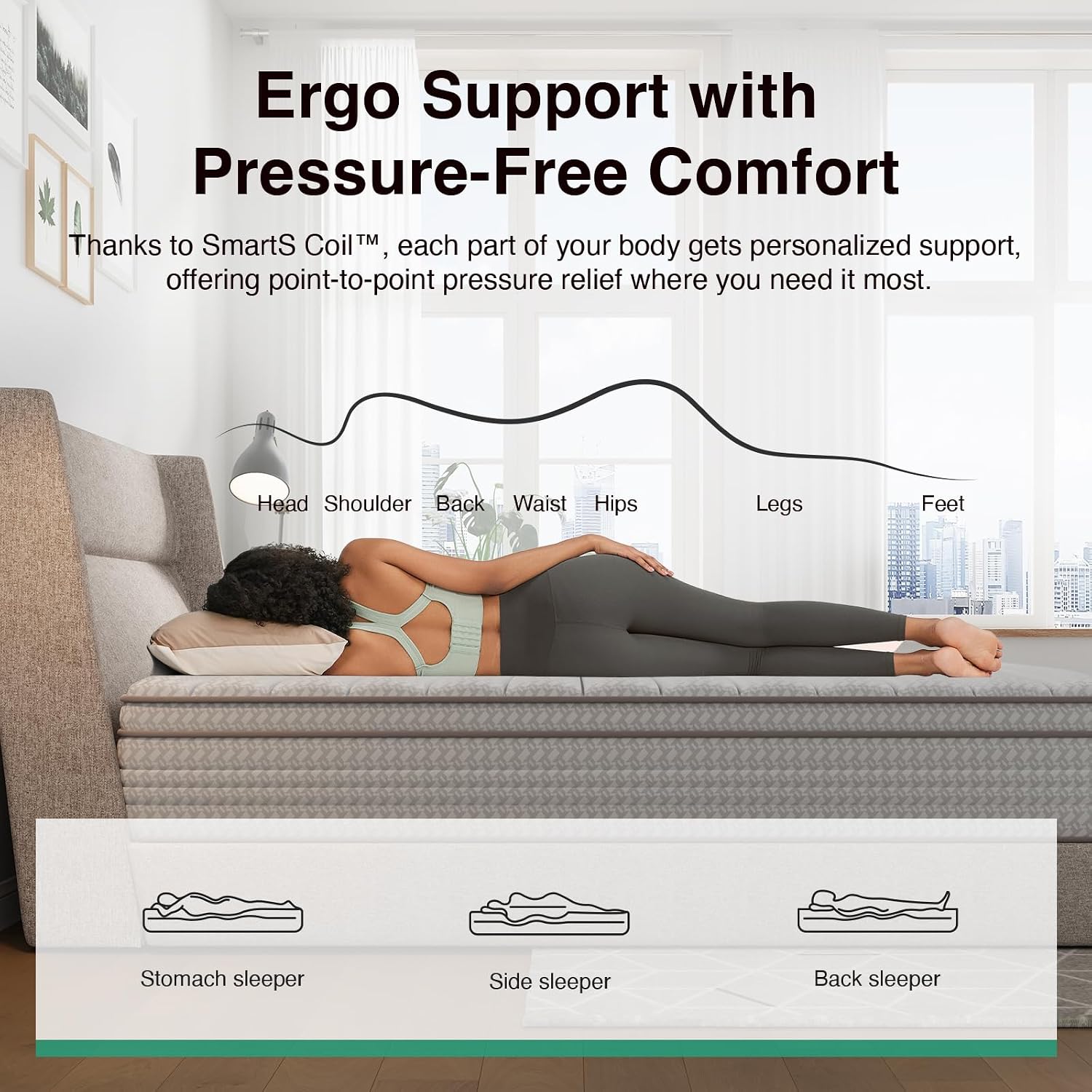 Matelas Queen Size 12 pouces,  - Memory Foam Mattress In A Box Queen avis et prix