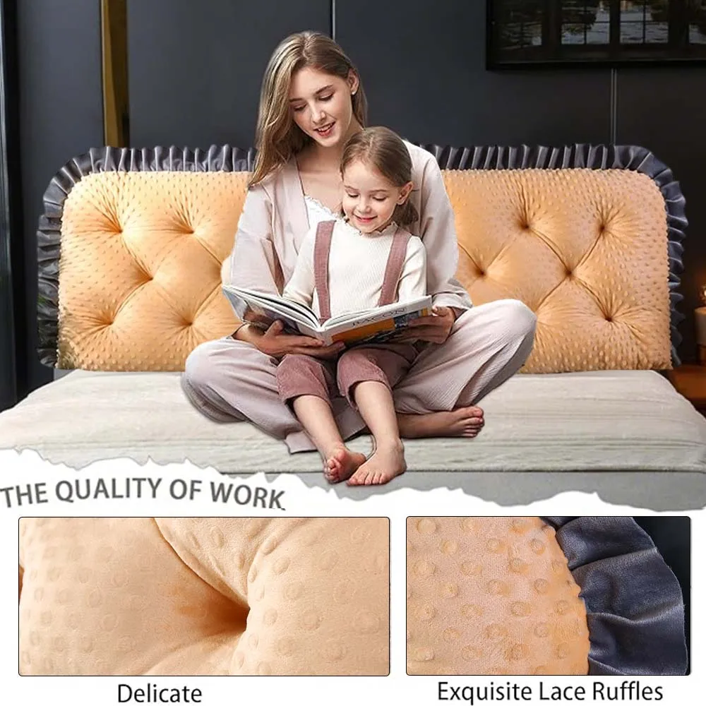 Coussin de tête de lit à bordu - Headboard Cushion Backrest Tatami avis et prix