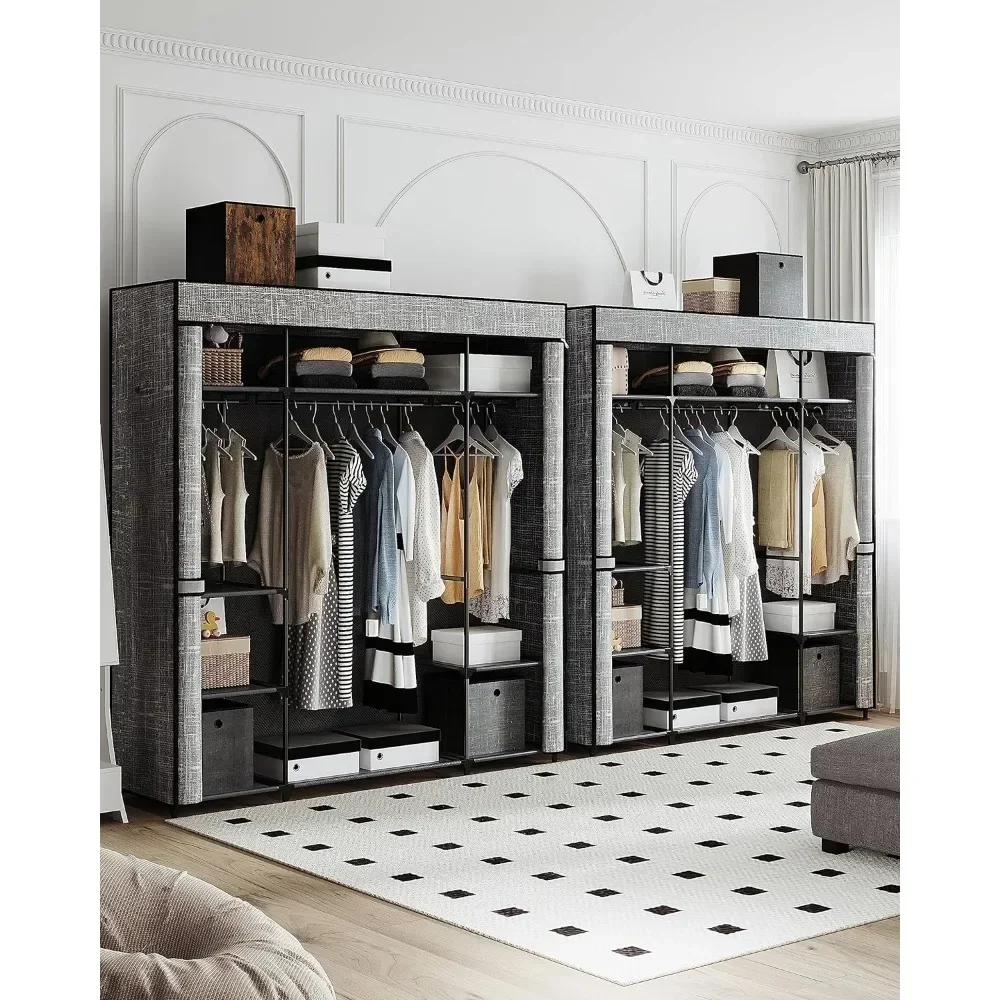 Armoire de rangement, armoire  - Wardrobe Closet Portable Fabric Cover avis et prix
