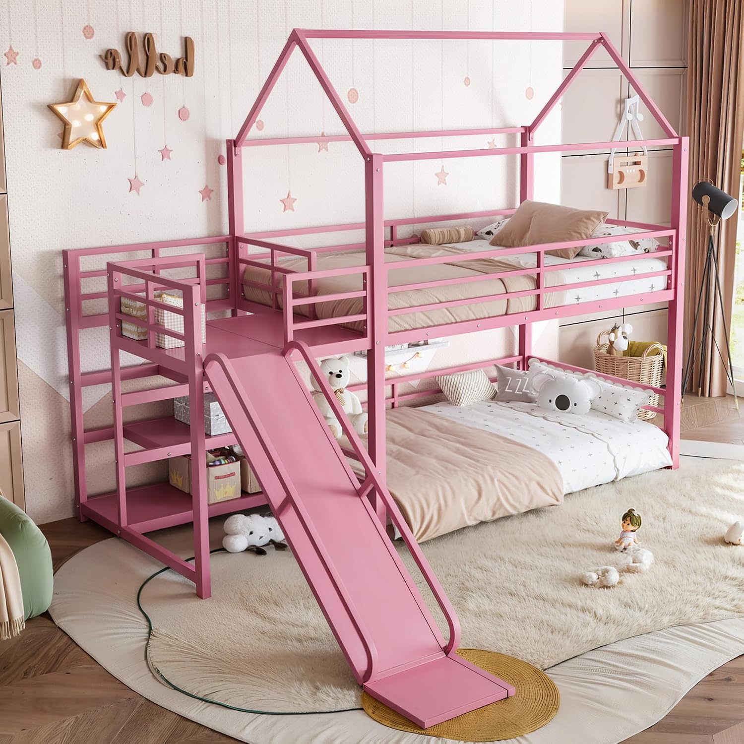 Lit superposé double avec tobo - Bunk Bed With Stairs And Slide avis et prix